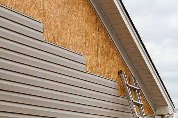 Professional Vinyl Siding technician working in Walkersville, MD